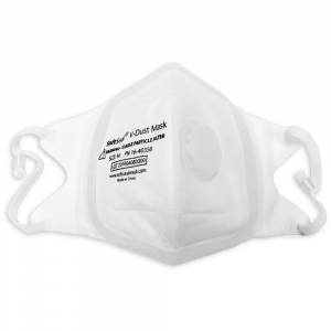 Filter Mask, V-Fold (w/Valve) Respirator – 1 Case (360 Masks)